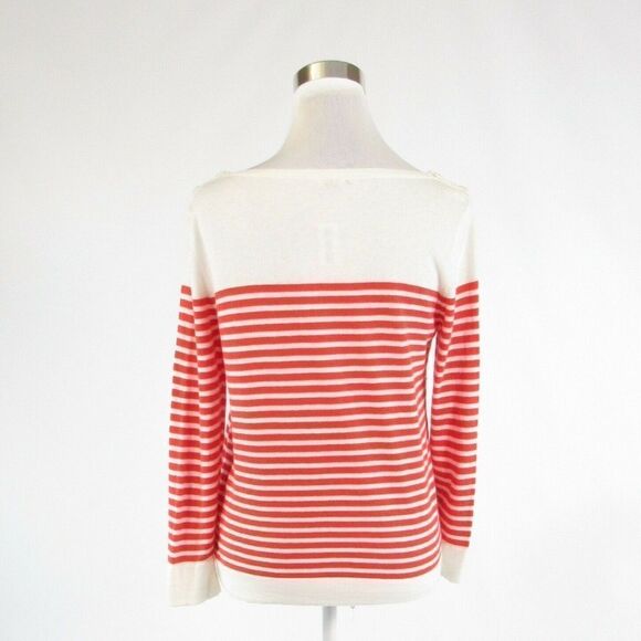 Fossil orange boat neck sweater S - Picture 7 of 8